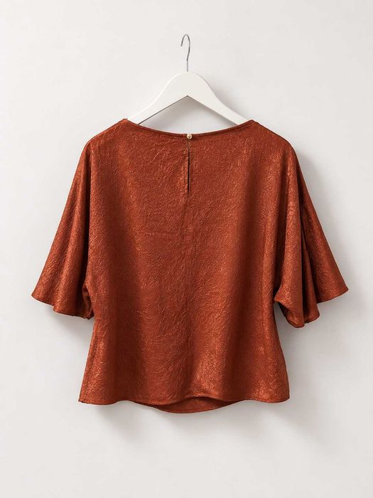Zara satin top satynowy