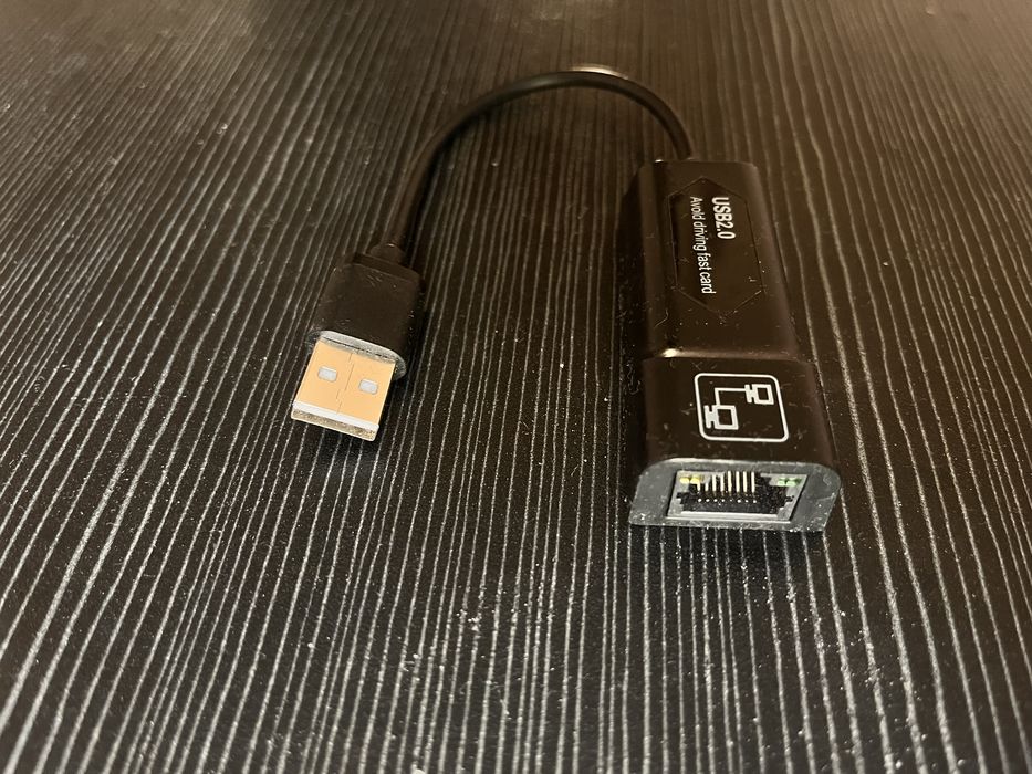 USB 2.0 to Ethernet - Мережевий адаптер Avold driving fast card 100Mbps, RJ45 Black