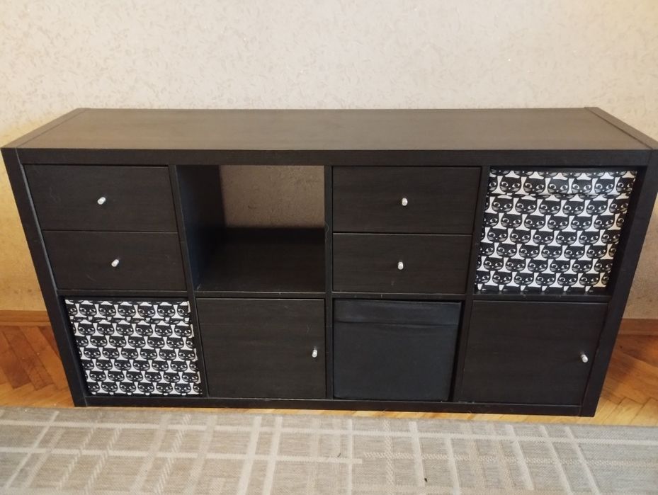 Стелаж Ikea Kallax з ящиками