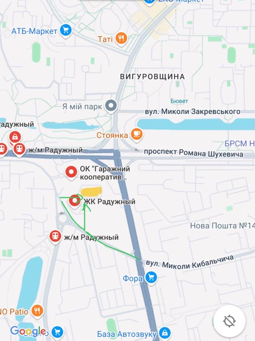 Здам секцію 1м/кв в ГСК-Райдужний-1