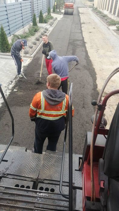 Асфальтна крихта,Асфальтная крошка, свежесрез