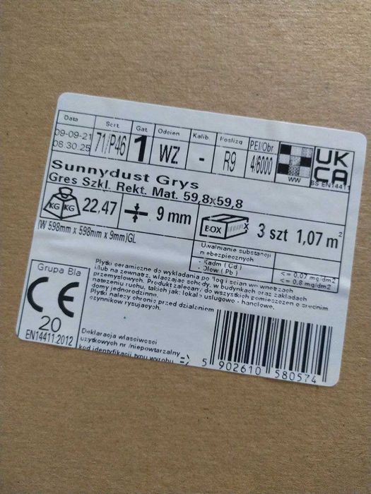 Плитка Paradyz Sunnydust 59,8x119,8 и 59,8x59,8grys rect mat Харьков