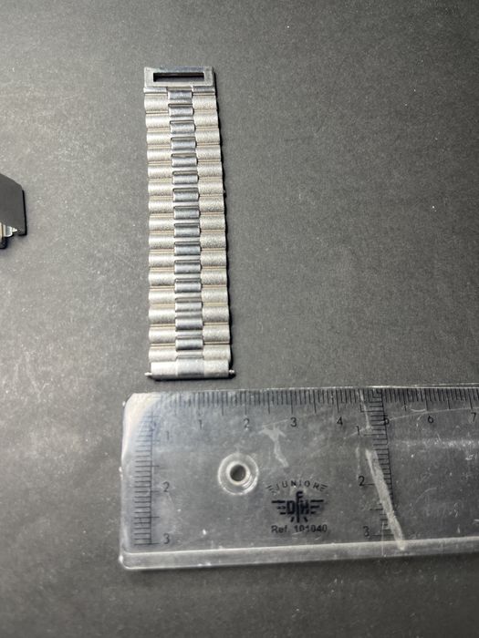 Pulseira de relógio NSA, swiss made, new old stock. 16,5 mm e 16cm