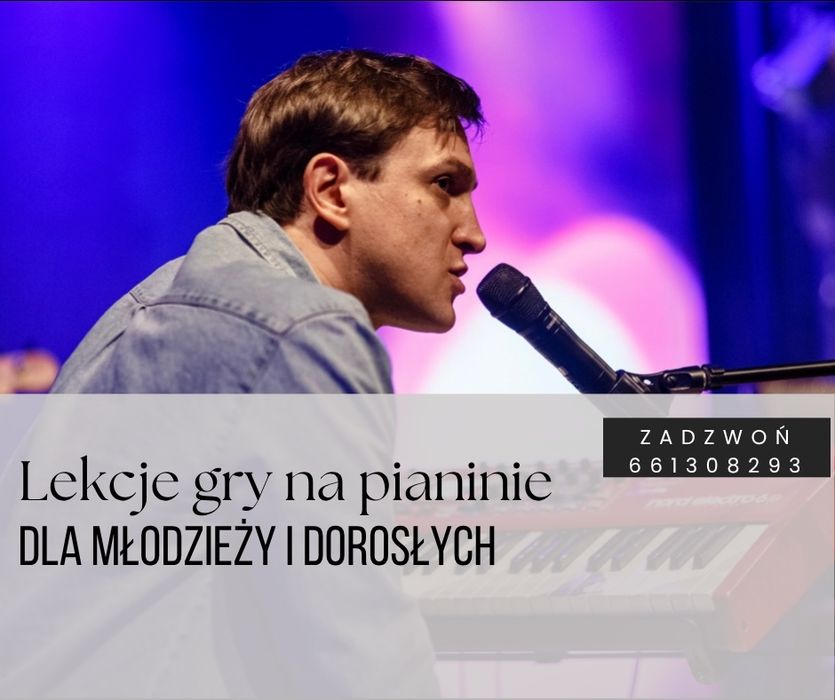 Lekcje gry na pianinie