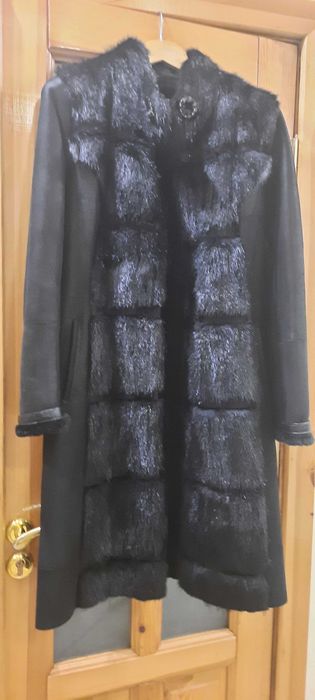 Дублянка з хутром норки натуральна, нова