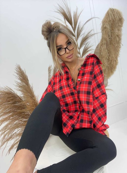 Koszula elegancka Agatha Fashion od S do XXL OVERSIZE MIX WZORÓW