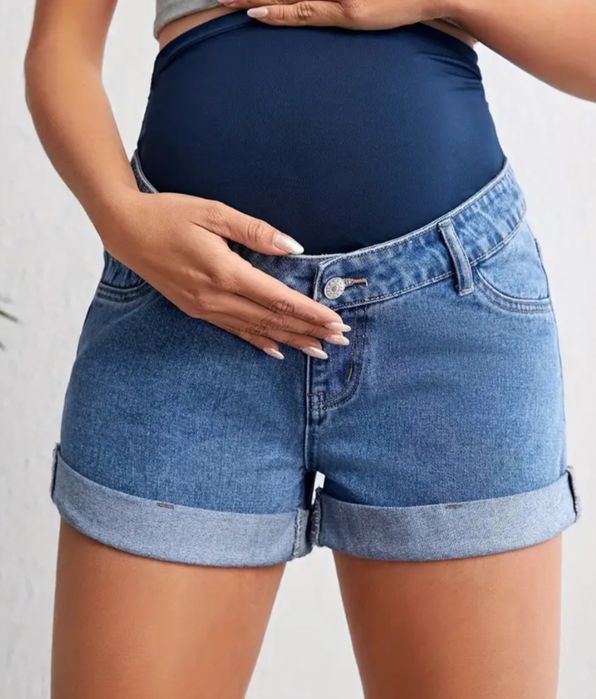 Nowe spodenki ciążowe jeansowe