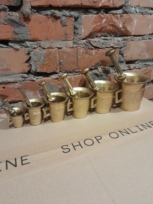 Mosiężne moździerze