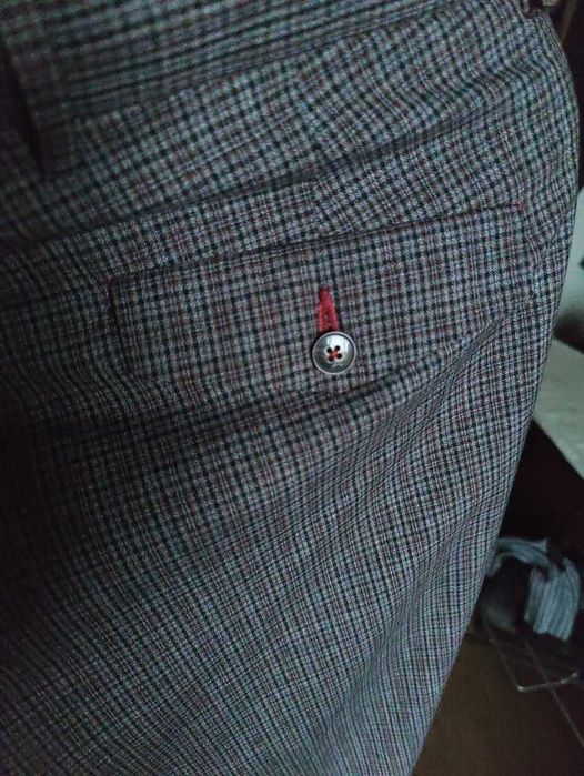 Джинсы брюки 1094 trousers United Kingdom w32 check grey.