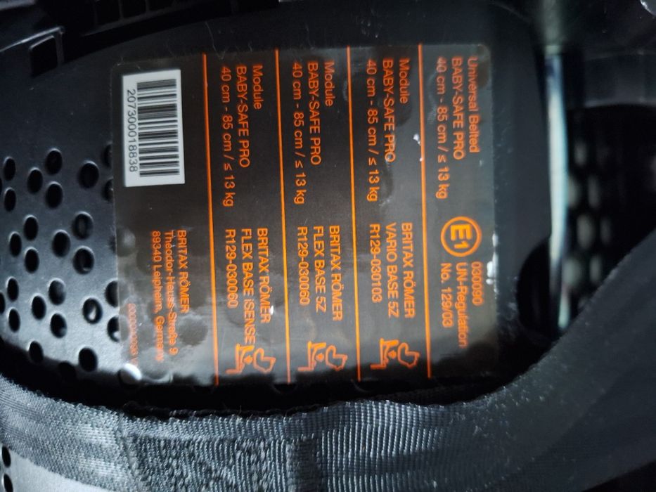 Fotelik samochodowy Britax Romer Baby Safe Pro