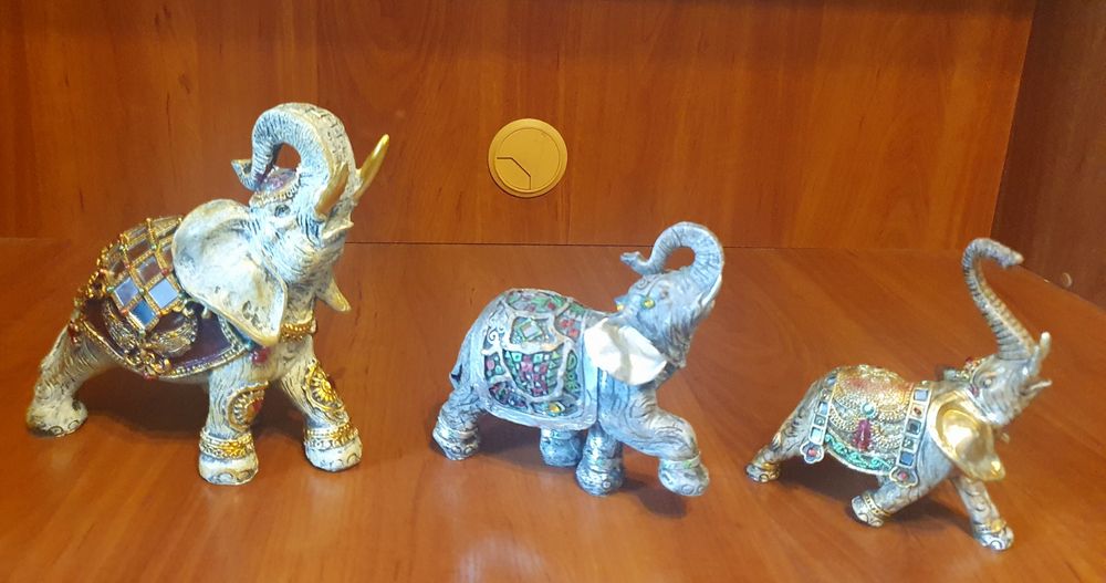 Статуетки сім'я Індійських слонів
