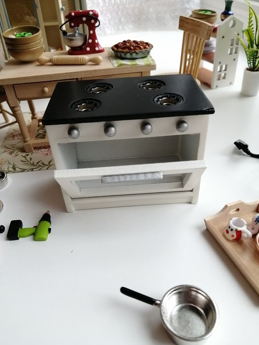 Прасувальна дошка ляльковий будинок, праска, аксесуари мініатюра стіл