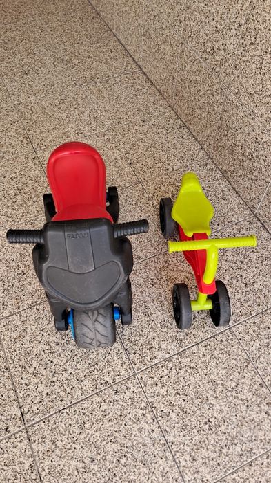 Mota de equilíbrio + bicicleta de equilíbrio