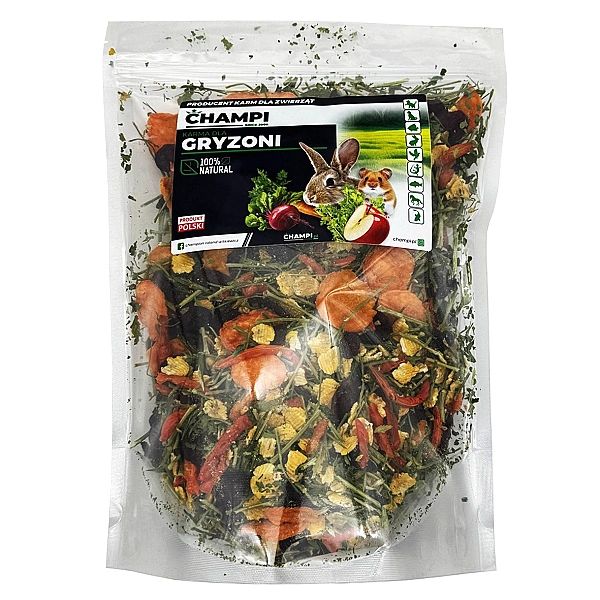 Warzywnik 500g z pietruszką warzywa dla gryzoni królika świnki Champi