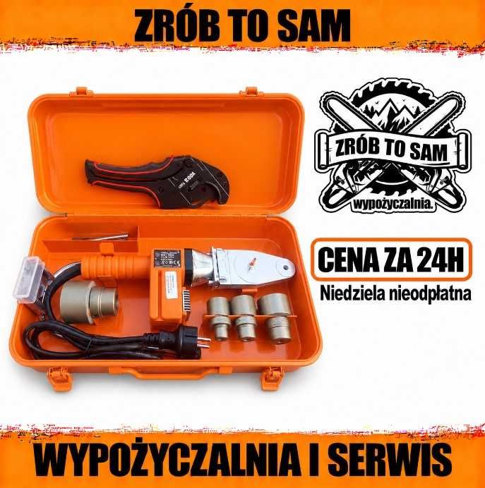 Zgrzewarka do rur wodnych PE PP PB NEO instalacja wodna zestaw z nożem rurki zgrzewanie wynajem