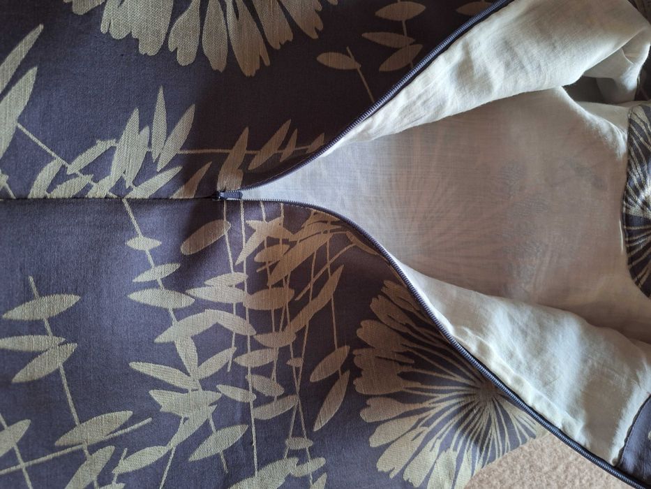 Vestido seda e linho MaxMara