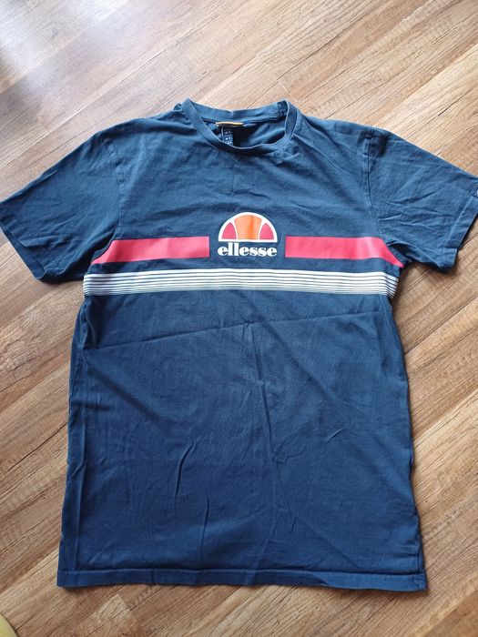 Ellesse t shirt S koszulka niebieska męska bawełna