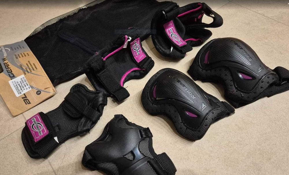 Zestaw ochraniaczy na łyżwy dla chłopca / dziewczynki 8-12 lat