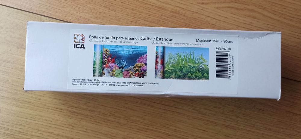 Rolo de fundo para aquários 15 metros 30cm