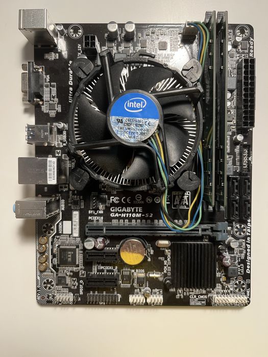 Plyta glowna + procesor + ram