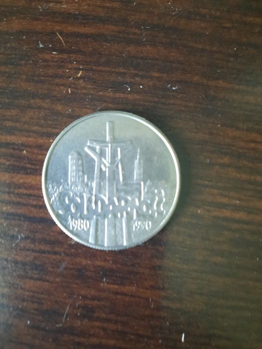Moneta Polska SOLIDARNOŚĆ  z 1990roku szt5