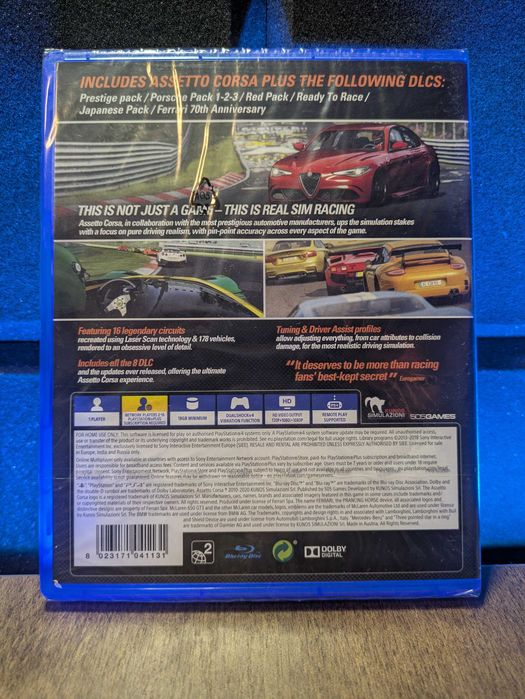 Assetto Corsa: Ultimate Edition PS4 / PS5 - wyścigi, po torach, świetna grafika