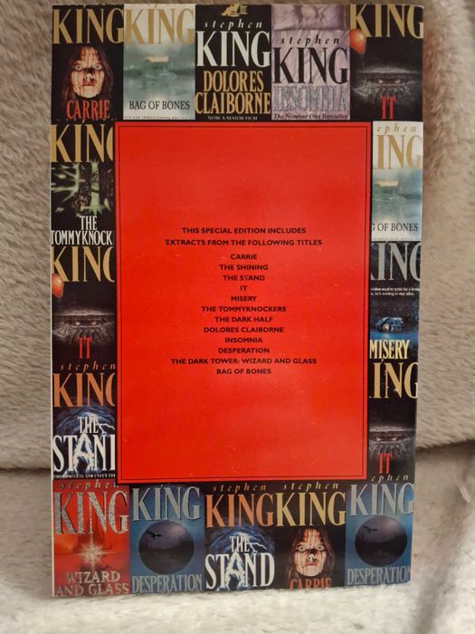 Livro compilação de extractos de vários livros de Stephen King. Muito bom estado. 1€. Lisboa
