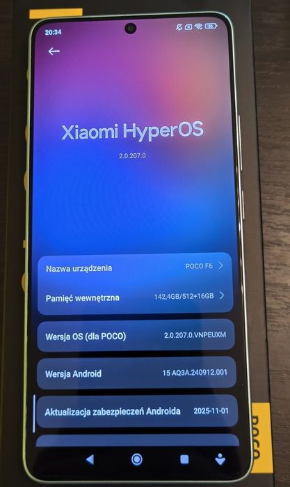 POCO F6 12/512GB w idealnym stanie