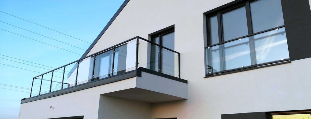 Nowoczesne Barierki balustrady balkony francuskie-MONTAŻ