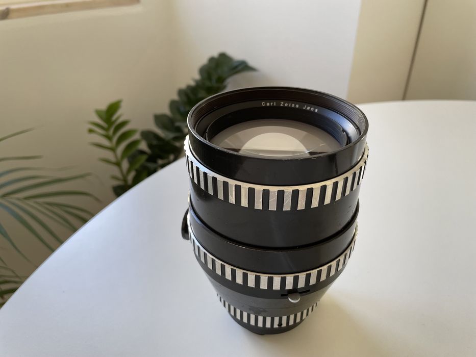 Carl Zeiss Jena 180mm F2.8 para Pentacon Six + adaptador Exakta