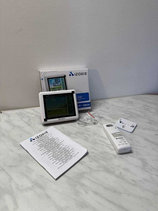 NOWA Stacja Pogody Termometr Bezprzewodowy LCD Cyfrowa