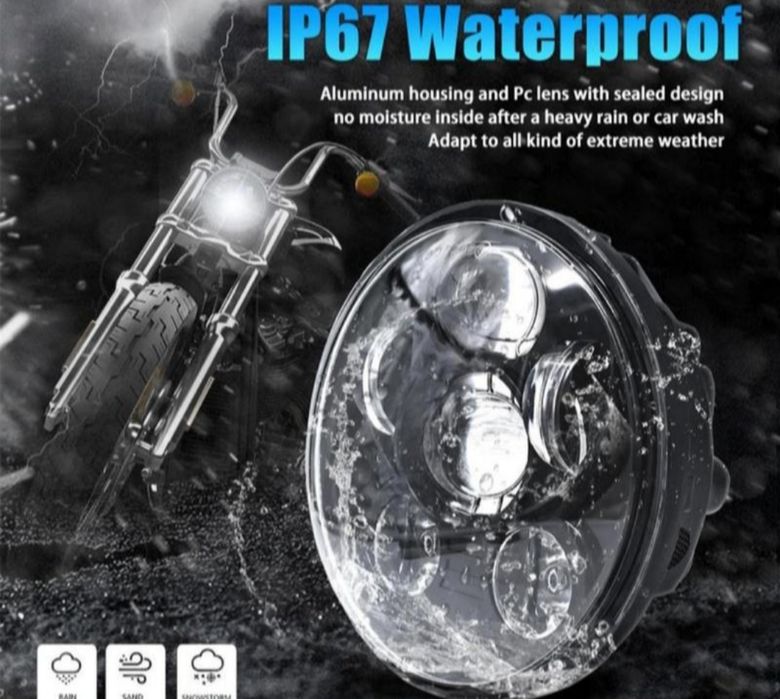 Фара для мотоцикла.