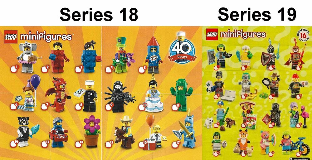LEGO® MINIFIGURAS NOVAS - Várias Series - da 14 à Series 27