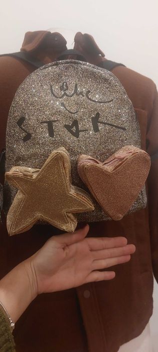 Mochila purpurinas Zara criança