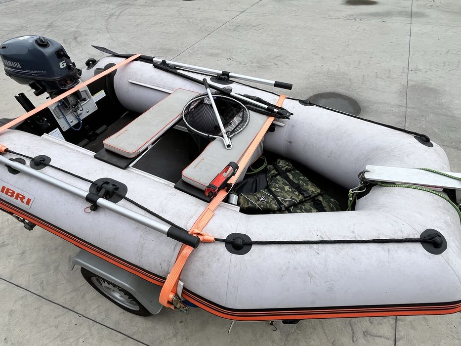 Sprzedam Ponton KOLIBRI-300 D silnik YAMAHA 6KM przyczepka NIEWIADÓW