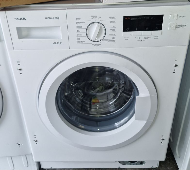 Máquina de lavar roupa teka 8kg encastre