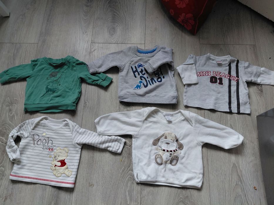 Bluzki bluzy 62 8 sztuk