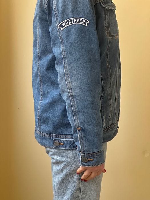 Утеплена джинсова куртка