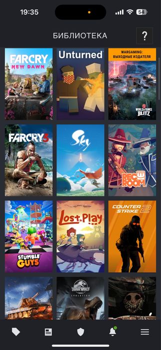 Акаунт стим с играми