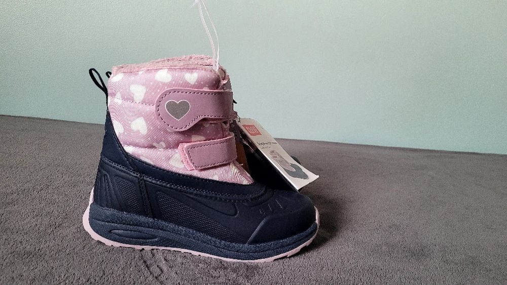 Buty śniegowce zimowe dziewczęce 32