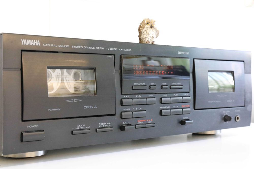 Yamaha KX-W392 Duplo Tape Deck Cassetes autoreverse