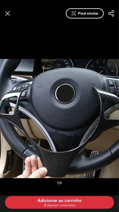 Moldura volante bmw