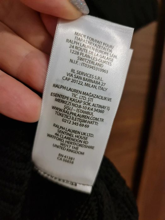 Sweter z krótkim rękawem Ralph Lauren XL