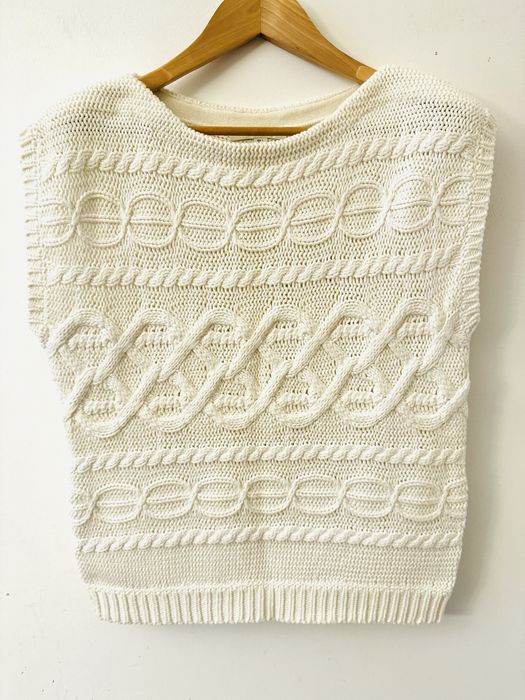 Kamizelka damska elegancka sweterkowa Gant L beż