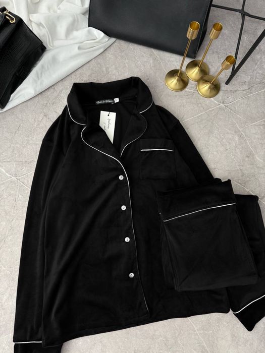 Велюрова жіноча піжама двійка в 3 кольорах