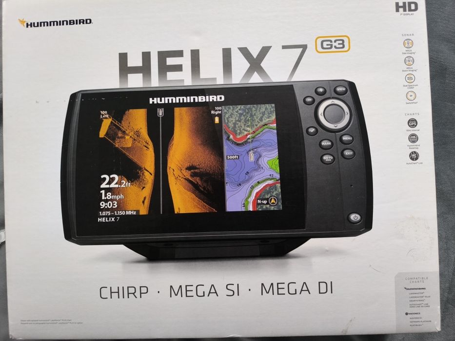 NOWA Humminbird HELIX 7 G3 – MEGA SI/DI, GPS, 2 lata gwarancji