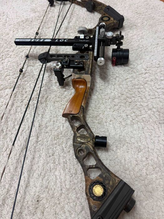 Mathews LX SoloCam completo – Mira Sure-Loc + Estabilizador Beiter + Acessórios