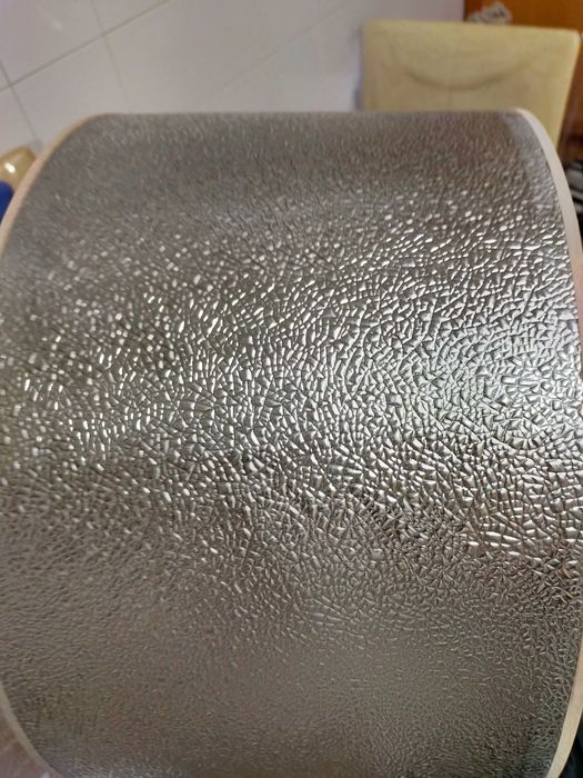 Abajour prateado bom estado