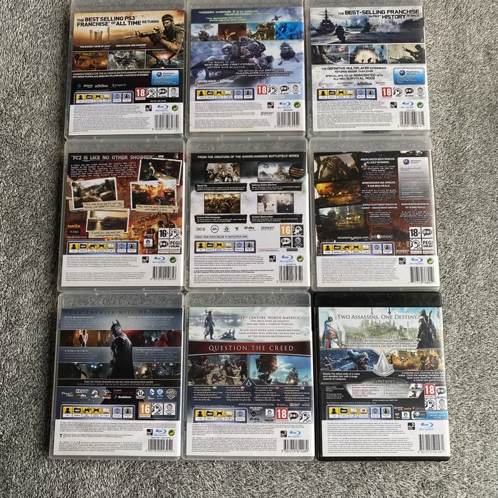 Диски с играми на PS3 лицензия