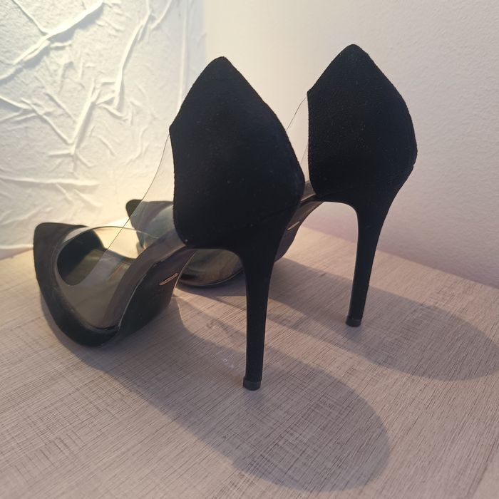 Czarne szpilki wizytowe 39 deezee